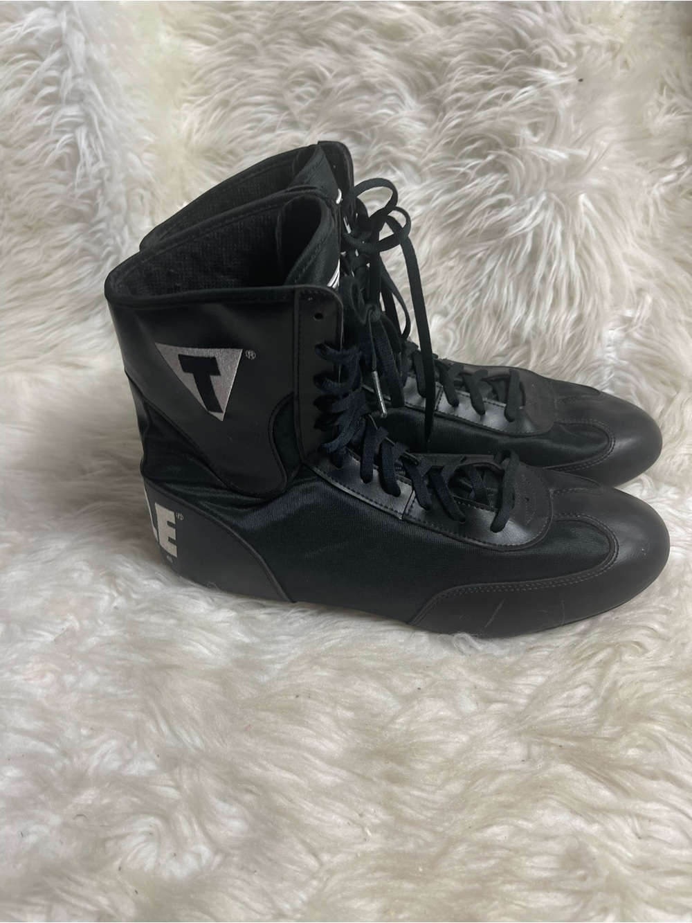 Title Boxing speed-Flex Encore mid top boots Black synthetic & Mesh Men SZ11